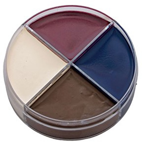 Halloween Make-Up Set 4 Schminkfarben 14g - Bunt