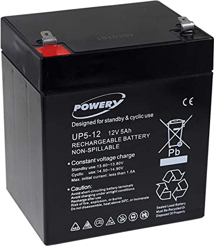 APC Back-UPS ES500 net Batterie Gel plomb de batterie pour 5 Ah 12 V, 12 V, plomb-acide