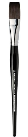 da Vinci Watercolor Series 5898 Casaneo Paint Brush, Flat New Wave Synthetics, Size 24