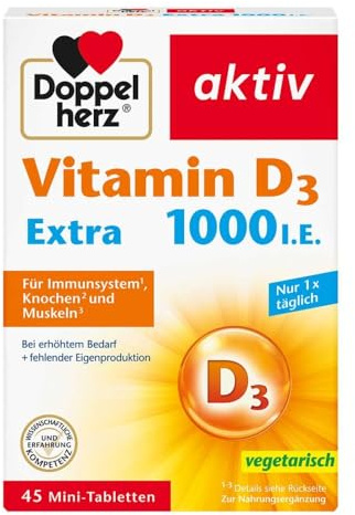 Doppelherz Vitamin D 1.000 I.e. Extra Tabletten 45 stk