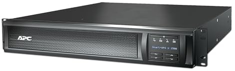 Schneider Electric SMX1500RMI2U SAI Inteligente UPS X de APC de 1500 VA LCD, Rack/Torre, 49cm x 8.9cm x 43.2cm, Negro