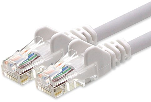 1aTTack.de Câble réseau CAT 5e câble réseau UTP avec 2 fiches RJ45 20 m blanc