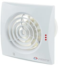 Der Lüfter / Badlüfter / Ventilator / ORIGINAL / Vents 100 QUIET TIMER / Nachlauf / sehr leise 24 dB(A) / 100 mm / 97 m³/h / 7,5W energiesparend / Kugellager / Rückschlagklappe
