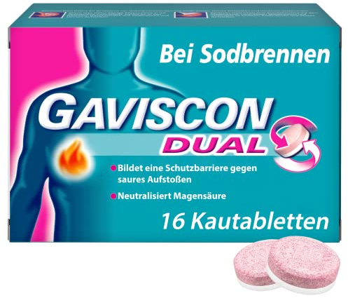 GAVISCON Dual Kautabletten bei Sodbrennen 16 St.