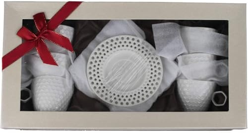 Edles Geschenkset Teetassen Kaffeetassen Set 12 Teilig (Kaffee 1 Gold) Tassen für 6 Personen aus Porzellan Espressotassen Mokka Kaffeeservice Mokkaservice Teeservice Tee Espresso Türkische Mokkatassen