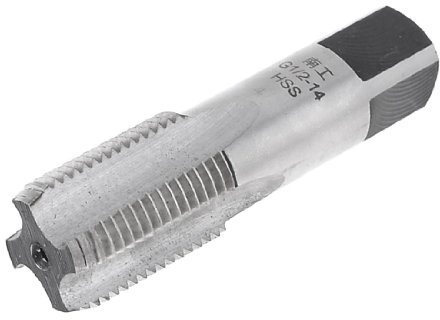 sourcing map Taraud à filetage G1/2-14 BSP 55 degrés en acier à grande vitesse conique filetage 21 x 76 mm Pour tuyauterie