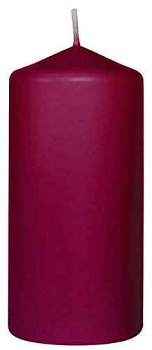 Duni bordeaux Block Kerzen, 100 mm x 50 mm