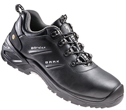 Säkerhetssko Harris storlek 43 svart läder S3 SRC ESD EN20345 Baak, 7214N-43N
