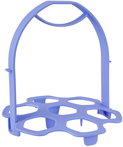 Fackelmann Eiertablett für 7 Eier, Eierbehälter aus Kunststoff mit Griff - ideal zum Eier-Kochen (Farbe: Weiß, Gelb, Orange, Blau, Grün - nicht frei wählbar), Menge: 1 Stück, 13 x 14.5 x 14 cm