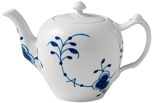 Royal Copenhagen 1017340 Blue Fluted - Tetera (porcelana), color azul