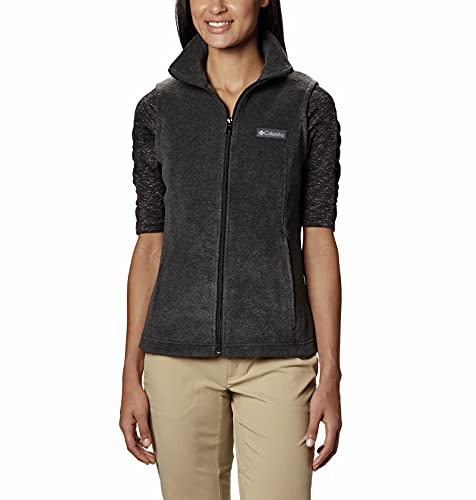 Columbia Womens Benton Springs Vest, Charcoal Heather, Small