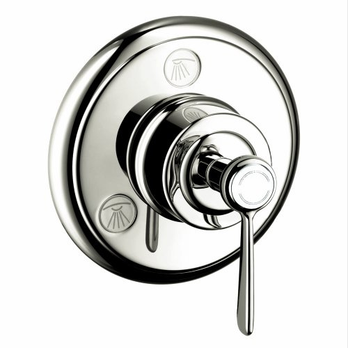 AXOR Montreux Classic 1-Handle 5-inch Wide Diverter Valve Trim Only in Polished Nickel, 16832831