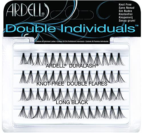 Ardell Double Individuals Long, das Original (Knot Free) black, 1er Pack (1 x 56 Stück)