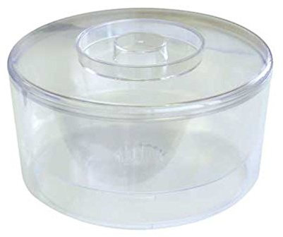 Chabrias Ltd 10L Ice Bucket With Lid & Removable Draining Liner UK Made Hard Wearing Plastic Construction, Ideal for both Home and Professional Use (Clear, 10 Litre)