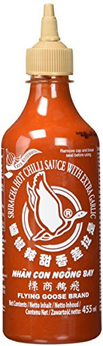 Flying Goose Chilisauce Sriracha Knoblauch, 12er Pack (12 x 455 ml)