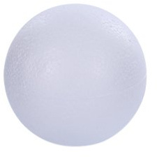 La Fourmi Palline di polistirolo 7 cm, Sacchetto da 25 Pezzi