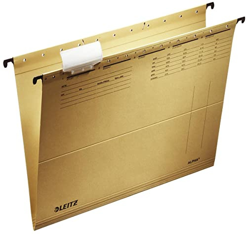 LEITZ ALPHA H‰ngemappe, A4, seitlich offen, natron VE = 25