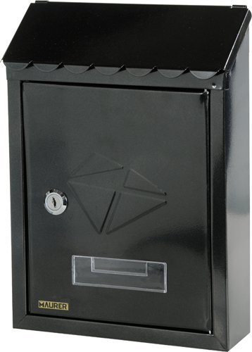 CASSETTA PER POSTA - NERA - PER ESTERNI MAURER - POSTALE LETTERE