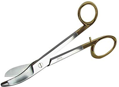 REMOS Tijeras de escayola con filo de carburo de acero inoxidable - 24cm