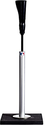 Franklin Sports Hitting, Weighted Batting for Adjustable Tee MLB Pro Porta Frappe Portable et lesté pour Baseball + Softball – T-Shirt réglable Unisexe pour Jeunes, Argenté, Taille Unique