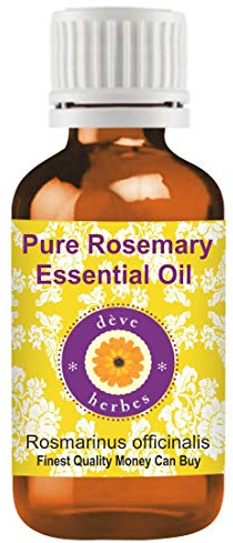 Deve Herbes ren Rosmarin eterisk olja (Rosmarinus officinalis) ångdestillerad 30ml (1 oz)