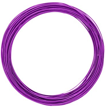 Vaessen Creative Filo di Ferro Modellabile da 10 m x 1 mm Lavender (Lilla) – Filo Flessibile per Creazioni Floreali, Realizzazione di Gioielli e Modellismo
