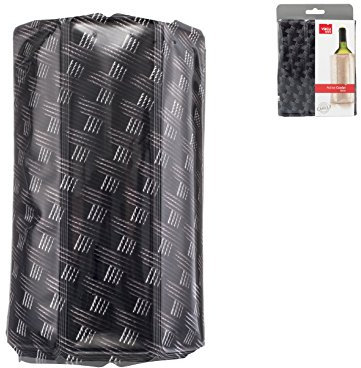 Vacu Vin Cooler Refrigeratore Attivo per Bottiglie di Vino, Nylon, Nero, Unica