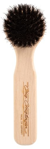 Chris Christensen Horse Hair Chalk Brush for Dogs, Groom Like a Professional, Even Applicaiton, Great for Face or Feet, 100% Horse Hair, Made in Germany