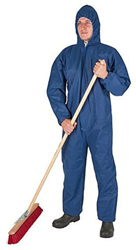 Kerbl 3408 - Mono desechable de Polipropileno Azul tamaño XXL