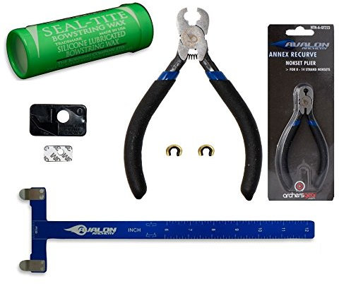 by Yantec Archery Sehnenmaßstab Nockpunktzange Sehnenwachs Nockpunkte