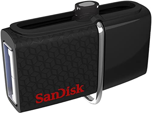 Sandisk SDDD2-032G-G46 Memoria Flash Usb Ultra Dual de 32 Gb con Usb 3.0 Y Hasta 130 Mb/S, Negro