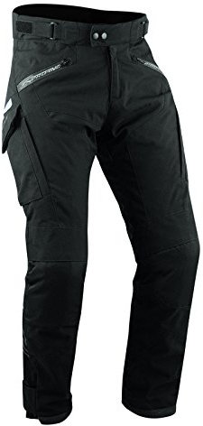 A-Pro Textilhose Motorrad Thermofutter Wasserdicht Protektoren lange Bein Schwarz 28