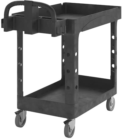 Rubbermaid | Allzweck-Tischwagen aus Kunststoff | mit Wannenvertiefung | LxBxH 975 x 432 x 832 mm