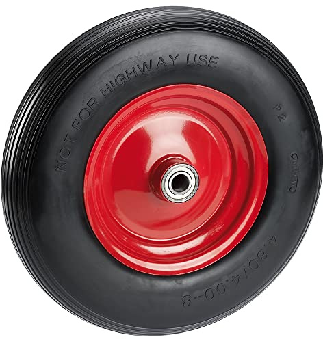dörner + helmer 740357p Cylindre de pneus anti-crevaison avec jante en métal noir