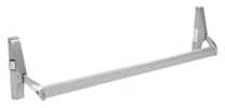CRL DL1190LHRA Satin Aluminum Cross Bar Panic Exit Device - Left Hand Reverse Bevel Rim