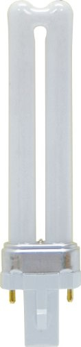 GE Lighting Energy Smart CFL 97554 7-Watt, 425-Lumen Biax Light Bulb with G23 Base, 10-Pack