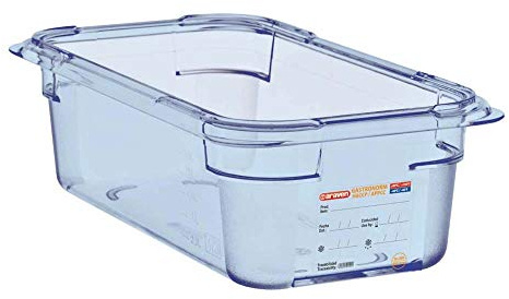 Araven GP575 Boîte de conservation alimentaire en ABS GN 1/4 Bleu 100 x 265 x 163 mm