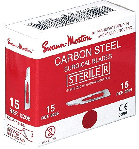Lames de Bistouris Steriles a Usage Unique N° 15 Swann Morton