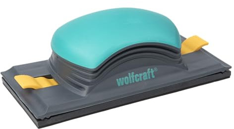 levigatrice universale wolfcraft I 5890000 I applicabile universalmente per superfici e angoli I per strisce o reti di levigatura 93 x 230 mm