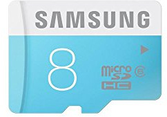 Samsung Carte Mémoire Standard MicroSDHC Classe 6 MB-MS08D/EU 8 Go Sans adaptateur SD