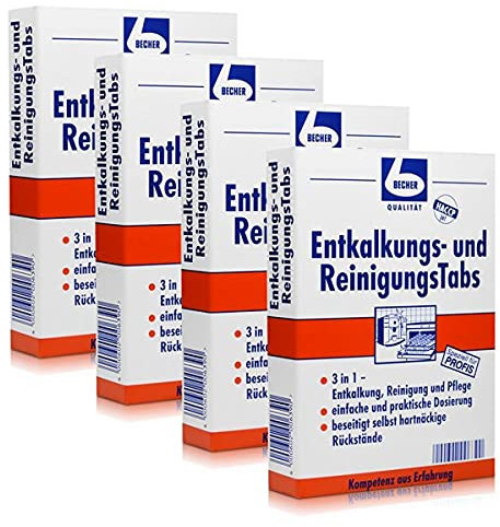 Dr. Becher Entkalkungs- und Reinigungs Tabs 8 stk. (4er Pack)