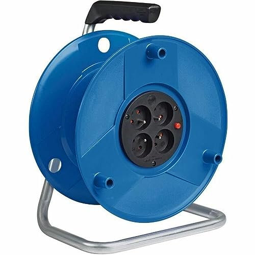 Brennenstuhl 1200011 - Avvolgicavo elettrico standard S, capacità di 50 m