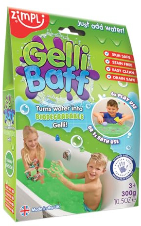 Bad-Pulver mit Lösungsmittel von Gelli Baff, Grün, 300 g