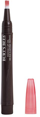 Burt's Bees 100 Percent Natural Moisturising Tinted Lip Oil, 1.1 ml, Rustling Rose