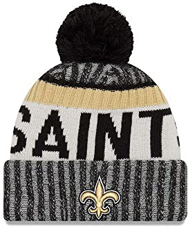 New Era New Orleans Saints NFL Sideline 2017 Beanie - One-Size