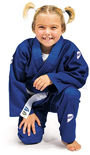 GREEN HILL JUDOGI JUNIOR 350g/m2 KIMONO DIVISA BLU JUDO GI UNISEX (110)