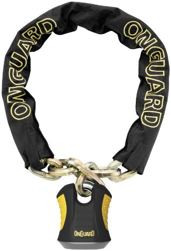 OnGuard Rottweiler Armored Cable Combo Lock – 80 cm (2.62 ft) × 20 mm Steel Cable with Hardened Steel Armor, 4-Digit Resettable Steel Ball Combo, Heavy-Duty Bike & Scooter Security