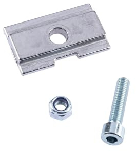 Pletscher Unisex – Erwachsene Adapterplatte-03405081 Adapterplatte, Schwarz, Einheitsgröße