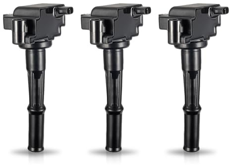 ENA Set of 3 Ignition Coil Pack 3.4 Compatible with Toyota 1996-2002 4Runner, 1995-1998 T100, 1995-2004 Tacoma, 2000-2004 Tundra 3.4L Coils Replace# UF156 C1041 GN10184 9091902212 5C1308 E679