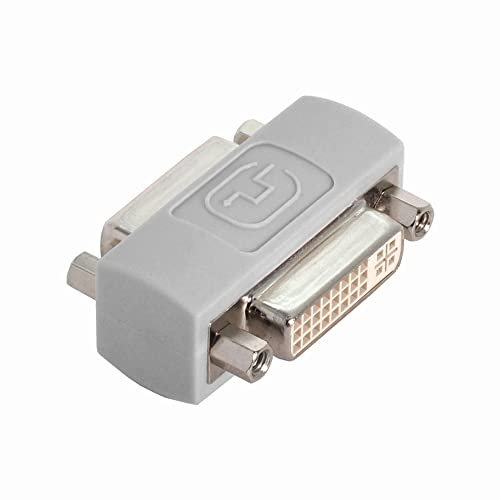 CY DVI 24 + 1 femmina a DVI 24 + 1 femmina adattatore dritto Extender accoppiatore video colore beige
